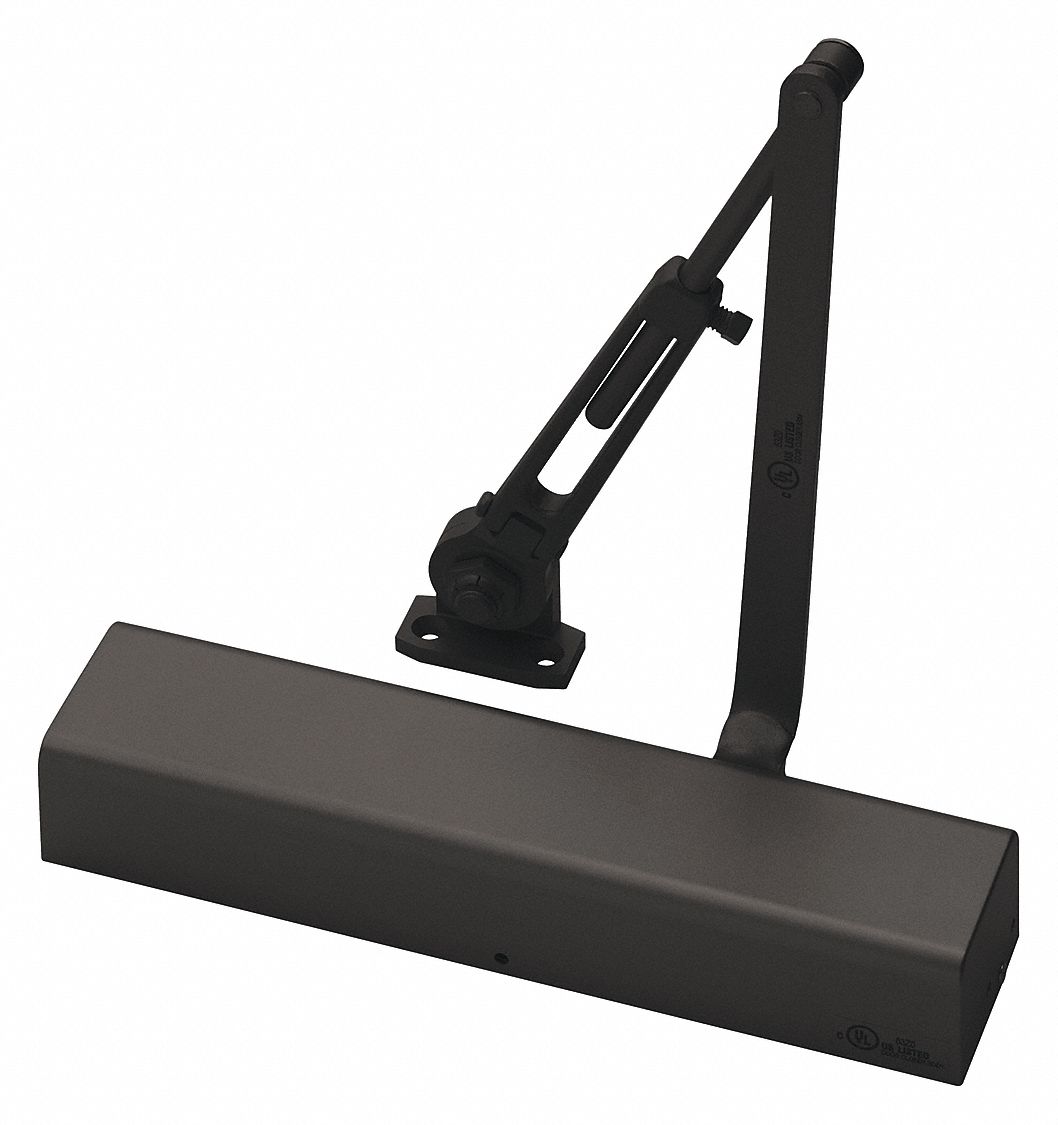 Door Closer: Std Mounting Type, Grade 1 - Heavy Duty, Bronze, 13 in Lg