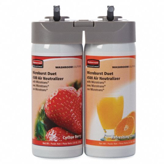 RUBBERMAID COMMERCIAL PRODUCTS Air Freshener Refill, Microburst(R) Duet