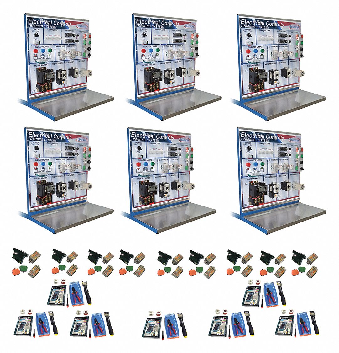 LEARNLAB, Electrical Motor Controls Training, 24 In X 24 In X 26 In ...