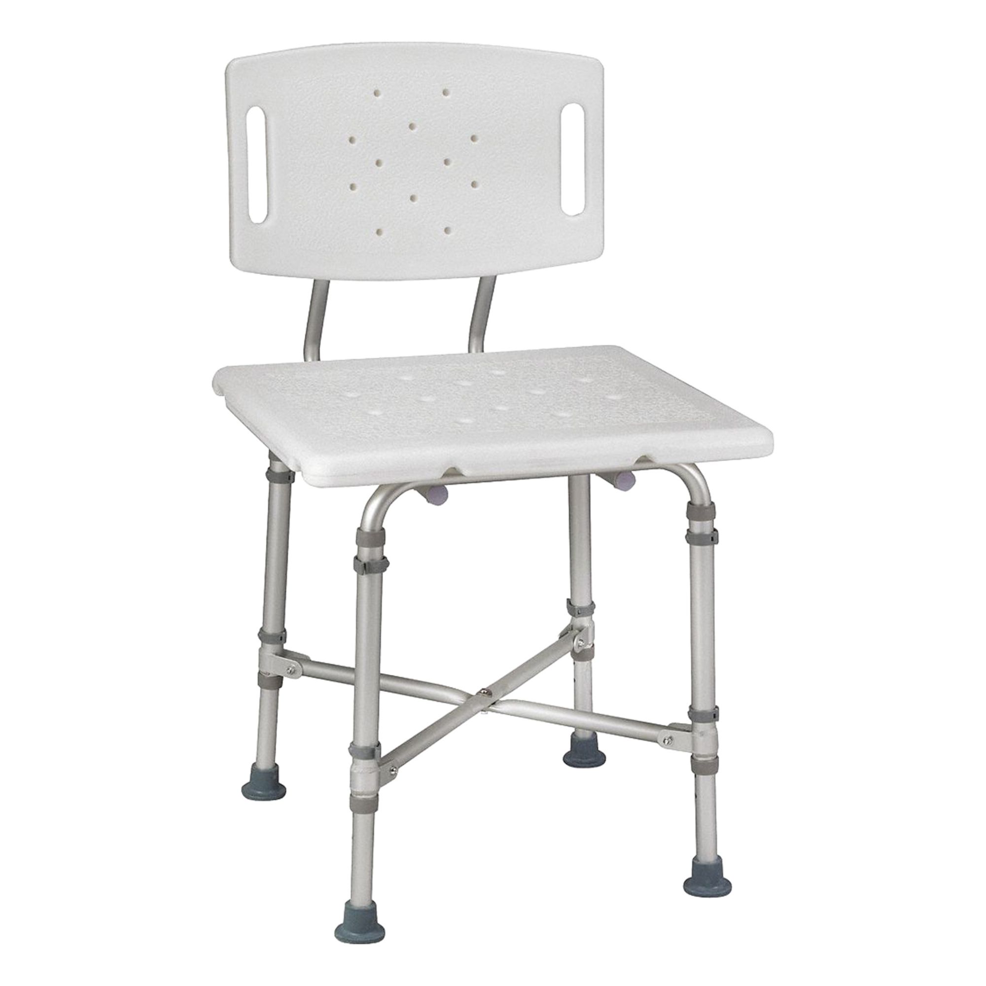 Shower Chair: Plastic, 21 in Max. Seat Wd, 500 lb Wt Capacity
