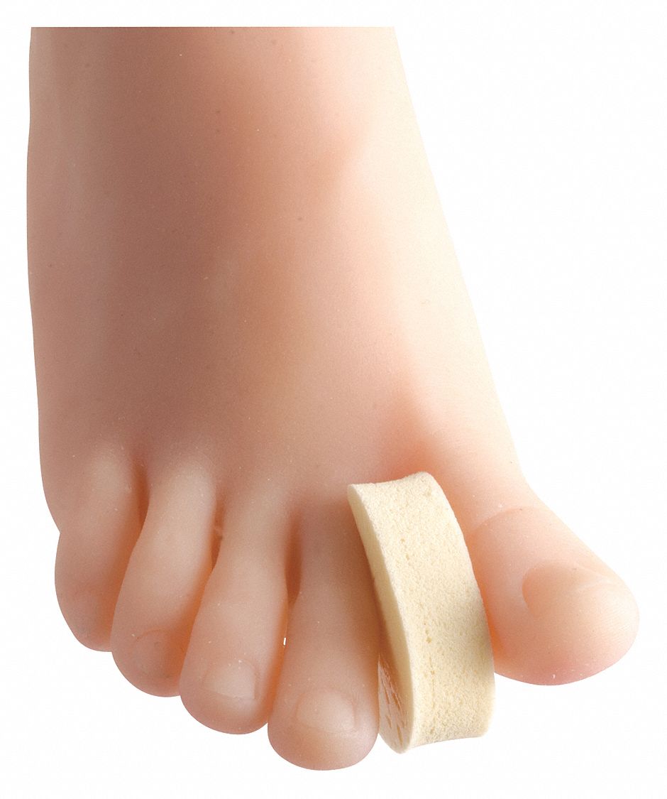 STEINS Toe Separators, Foam, PK 6 415K6076551050006 Grainger