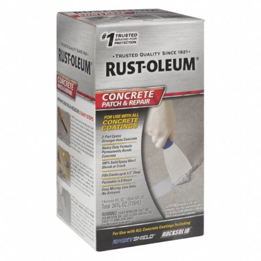 RUSTOLEUM, Concrete Patch & Repair, Epoxy, Concrete Repair Compound 52JU46301012 Grainger
