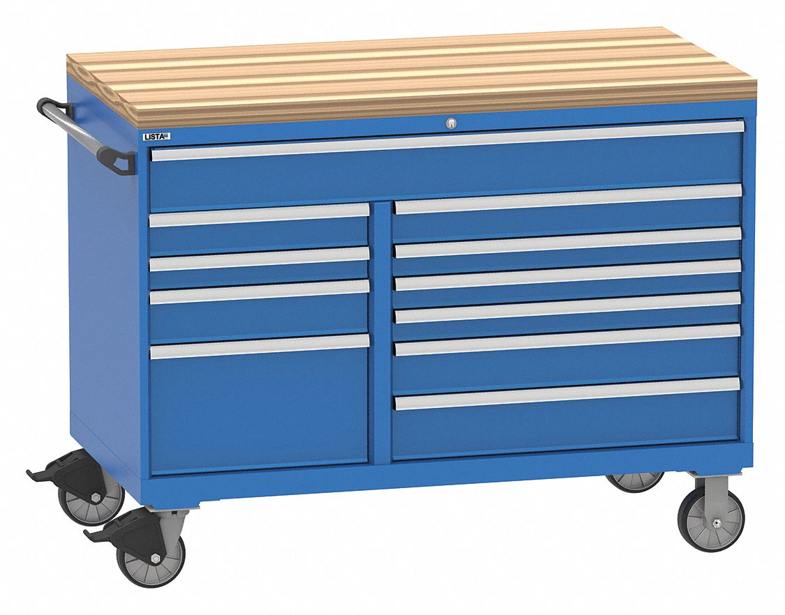 LISTA Gabinete Modular con Cajones, Móvil, 42" Alto, 60" Ancho, 28