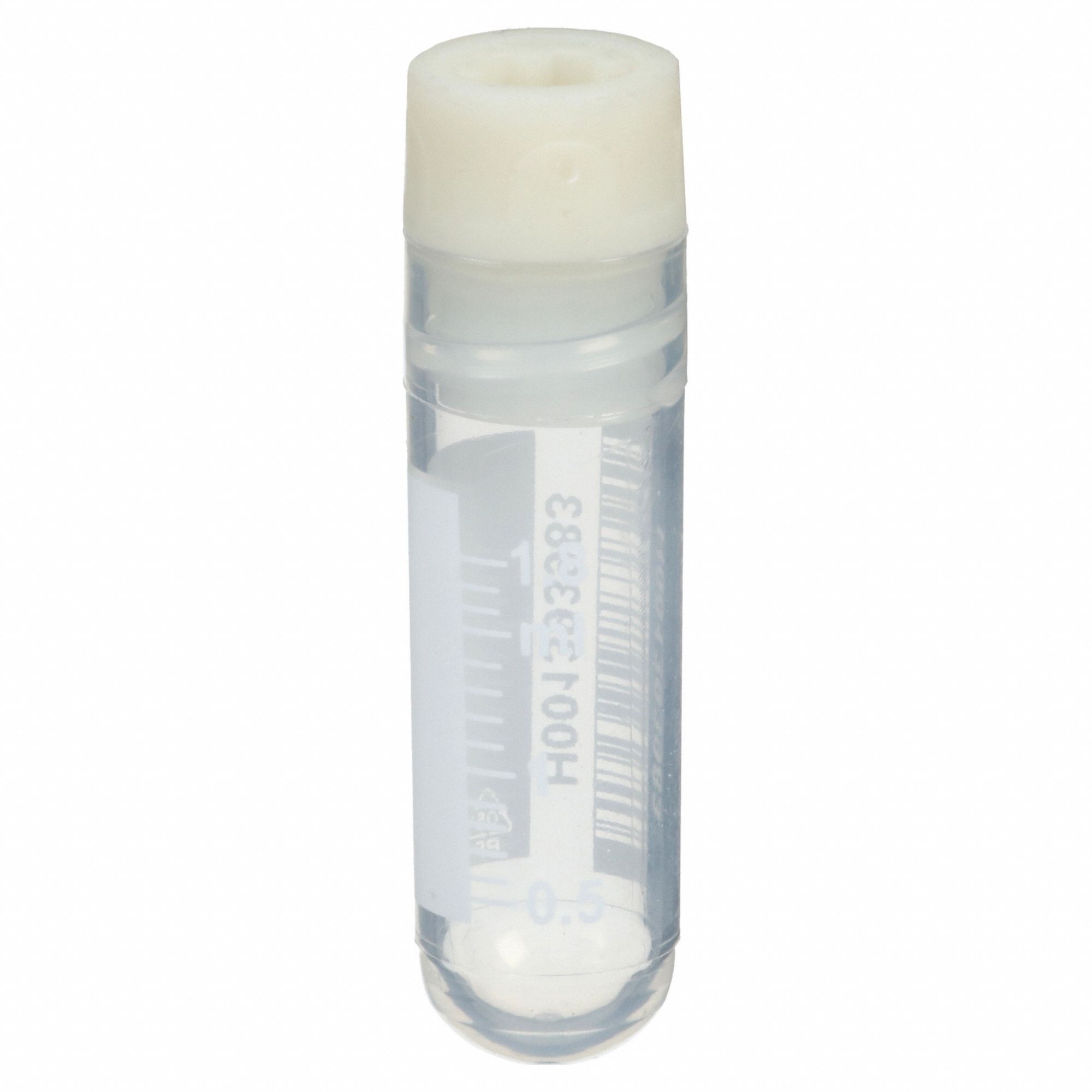 Cryogenic Vial: HDPE, 0.06 fl oz Capacity - oz, 2 mL Capacity - mL, Clear, Cryogenic, Autoclavable