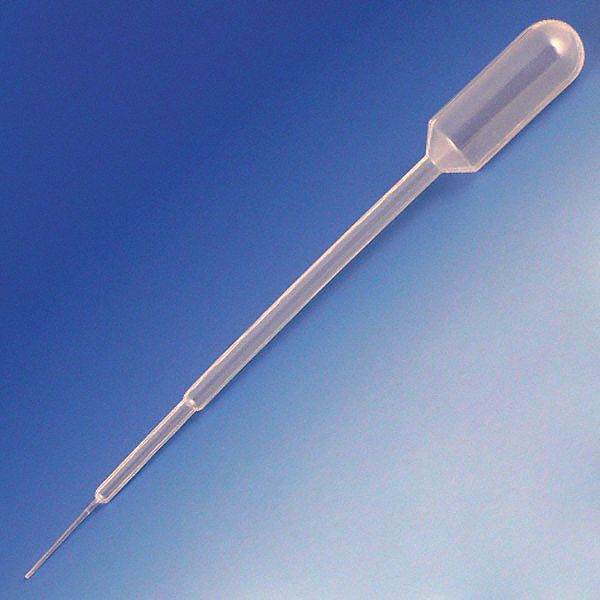 Transfer Pipette: 5 mL Capacity, Non-Sterile, Fine Tip Transfer Pipette, 250