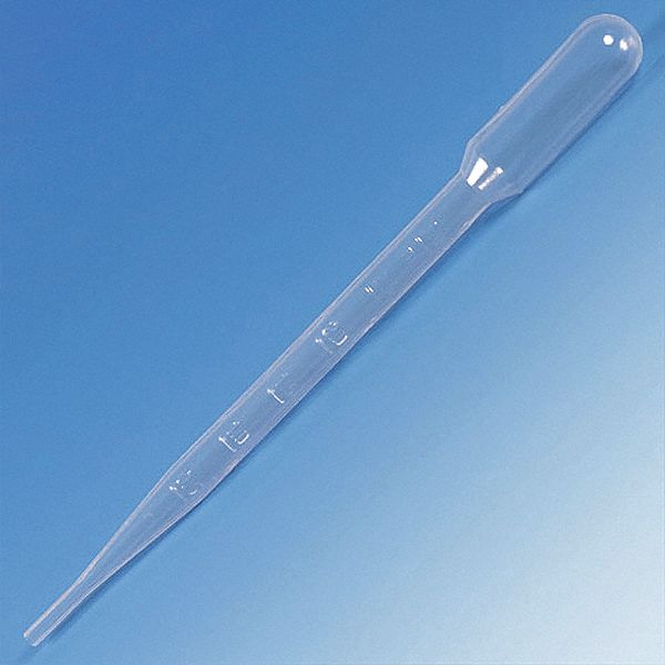 Globe Scientific Transfer Pipette 7 Ml Capacity Plastic Non Sterile 0 5 To 3ml Graduation Range 52jx47 500 Grainger