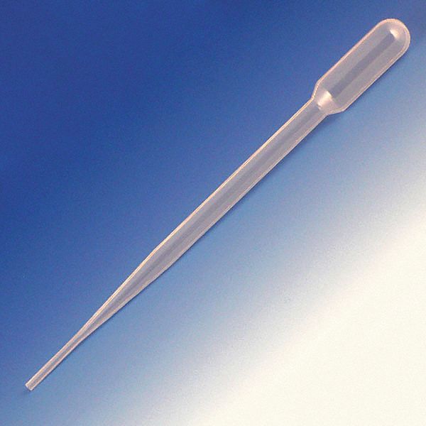GLOBE SCIENTIFIC Transfer Pipette, 5 mL Capacity, Plastic, NonSterile