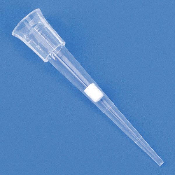 Filtered Pipette Tip: Sterile, 10 ul Capacity, Preconfigured Rack, Clear, 960