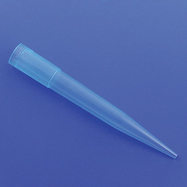GLOBE SCIENTIFIC Pipette Tip, 0.1 to 1000uL Capacity, Blue, Bulk