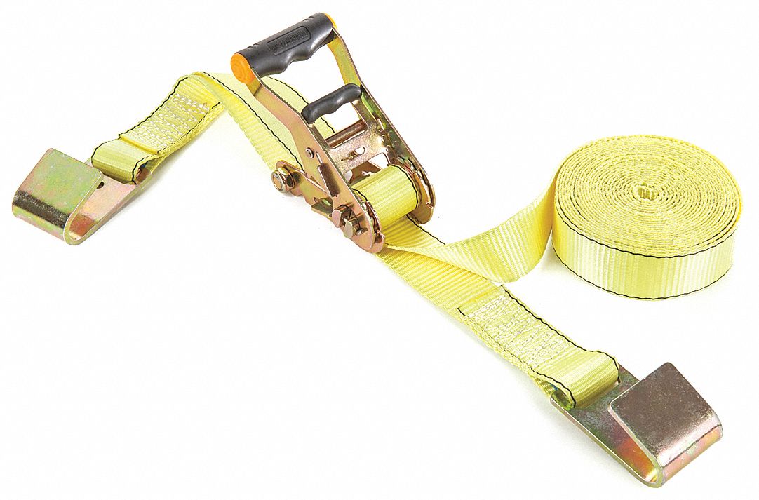 REESE Tie Down Strap, 20 ftL x 1 1/2 inW, 1,830 lb Load Limit