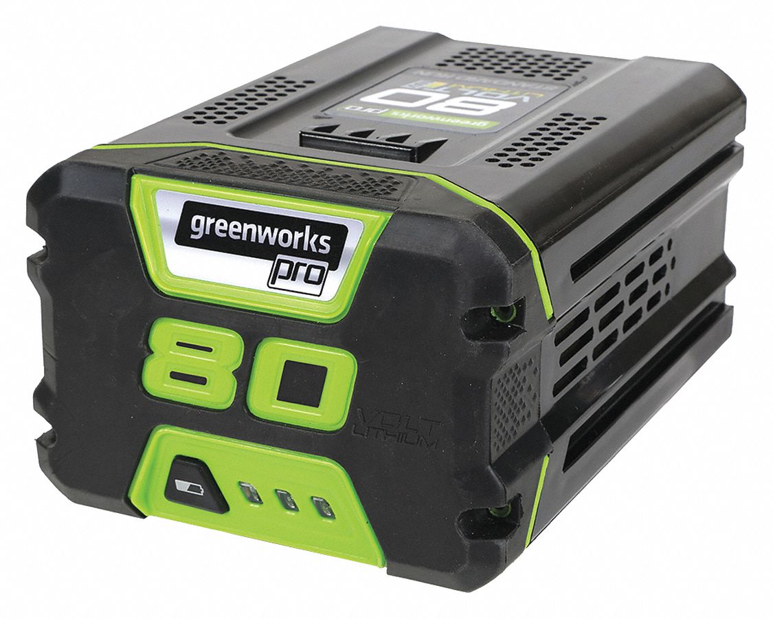 Battery: Greenworks Pro, Greenworks Pro, Li-Ion, 1 Batteries Included, 2 Ah, Greenworks Pro