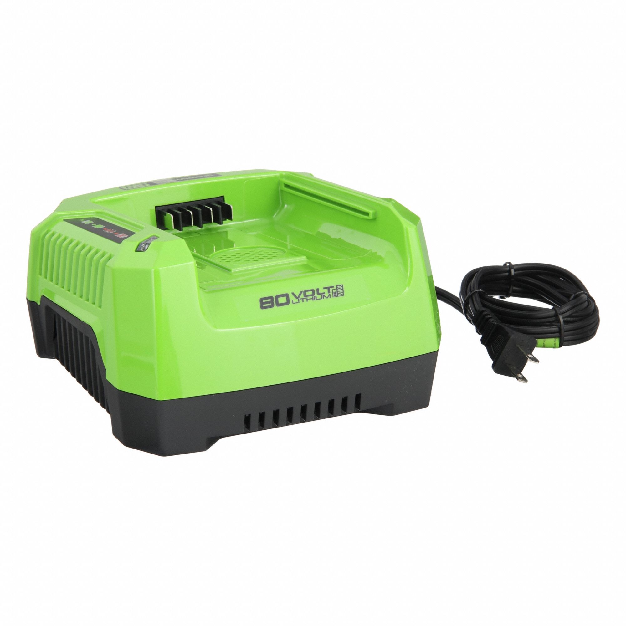 Battery Charger: For 80V DC Battery Volt, Std, 120V AC, Single-Port Charging, 80V DC