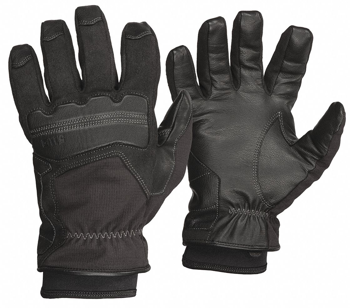 5.11 TACTICAL Cold Protection Gloves: Knit Fabric, Goatskin Leather ...