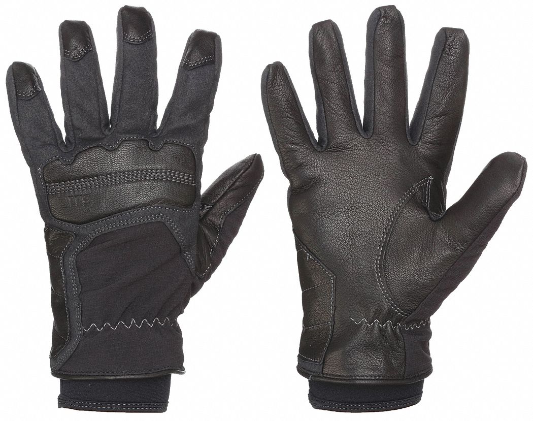 Cold Protection Gloves, Black, L