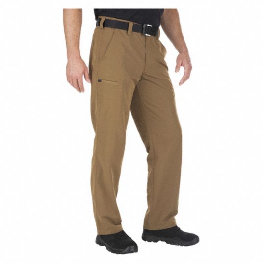 5.11 TACTICAL, 34 in x 30 in, Battle Brown, Men's Urban Pants - 52KZ44 ...