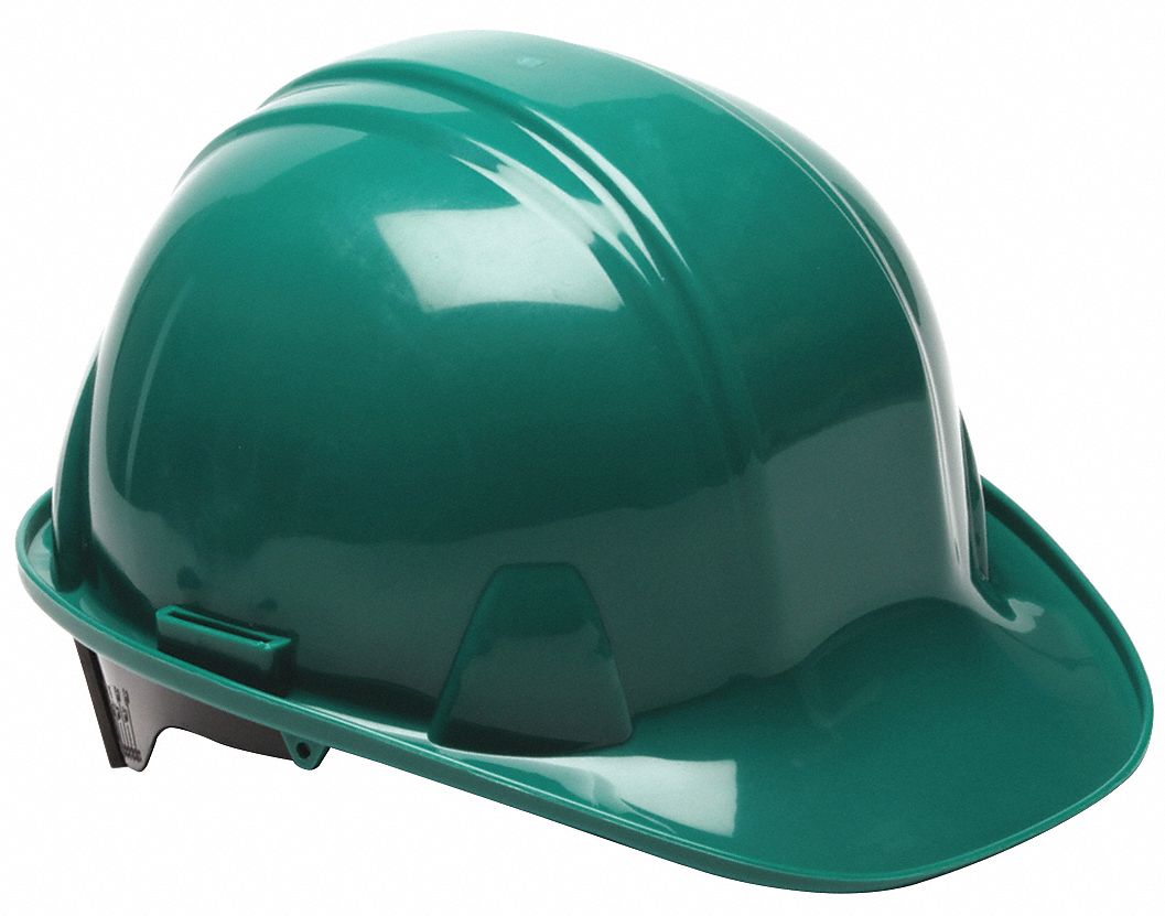 CONDOR 52LC98 Hard Hat,Type 1, Class E,Green PK 6