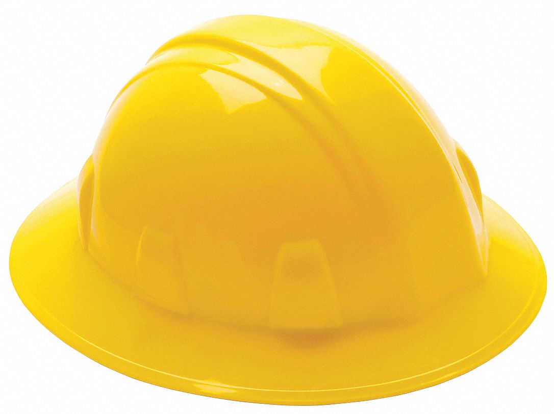 Yellow, No Graphics, Hard Hat - 52LD09|52LD09 - Grainger