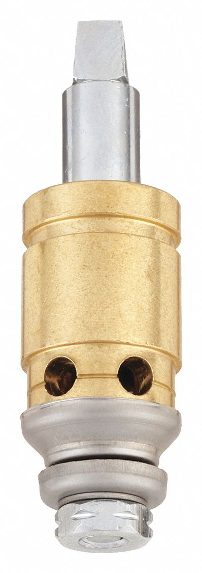 Cartridge: For AB1953 Series, Use with Hot Water, Brass, Chrome, Ceramic Disc, (1) Stem