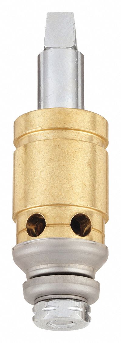 Cartridge: For AB1953 Series, Use with Cold Water, Brass, Chrome, Ceramic Disc, (1) Stem