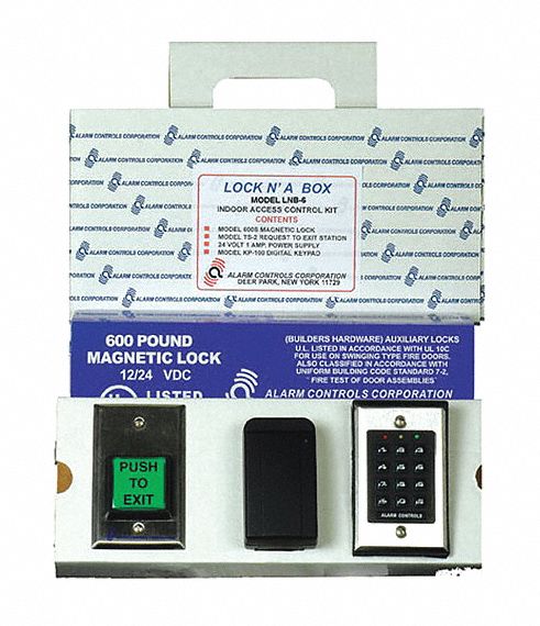 Electromagnetic Lock Activation Device: Magnetic Lock Kit, 12 or 24 AC/DC