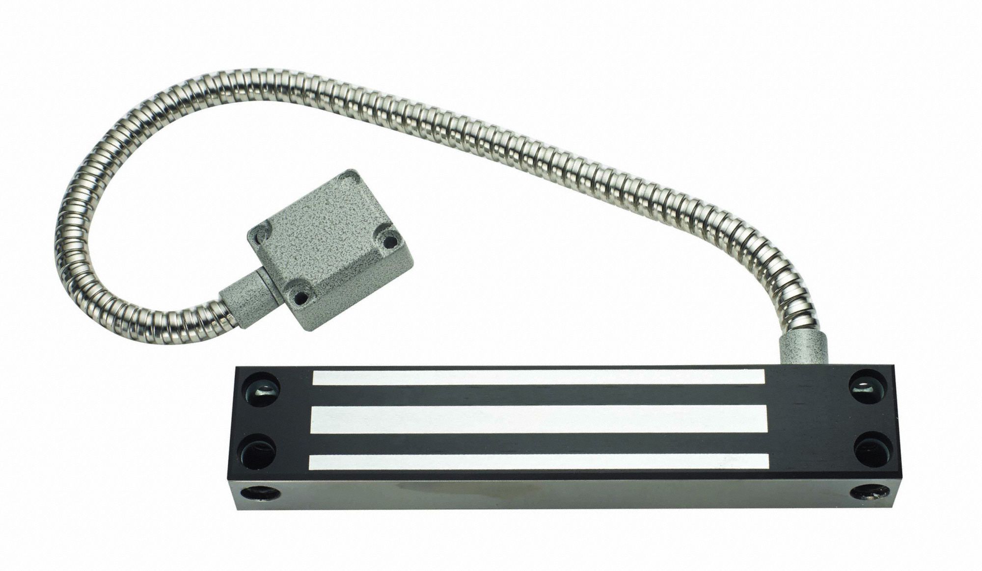 Electromagnetic Lock: 8 21/32 in Lg, 1 1/8 in Wd, 1 9/32 in Ht