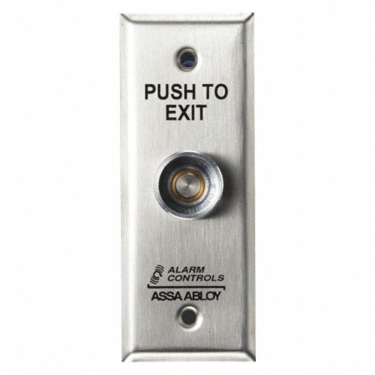 ALARM CONTROLS Exit Delay Timer, Push to Exit Button, SS 52ND22TS15