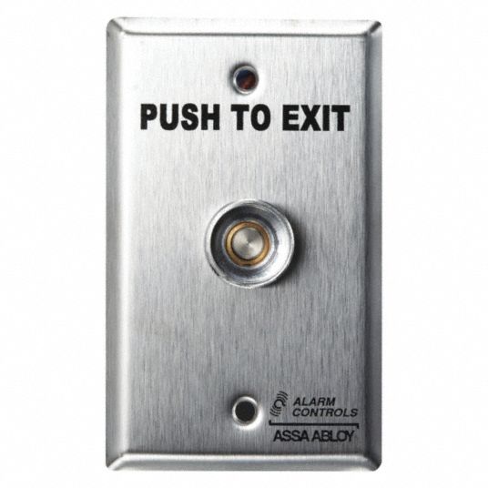 ALARM CONTROLS Exit Delay Timer, Push to Exit Button, SS 52ND23TS16