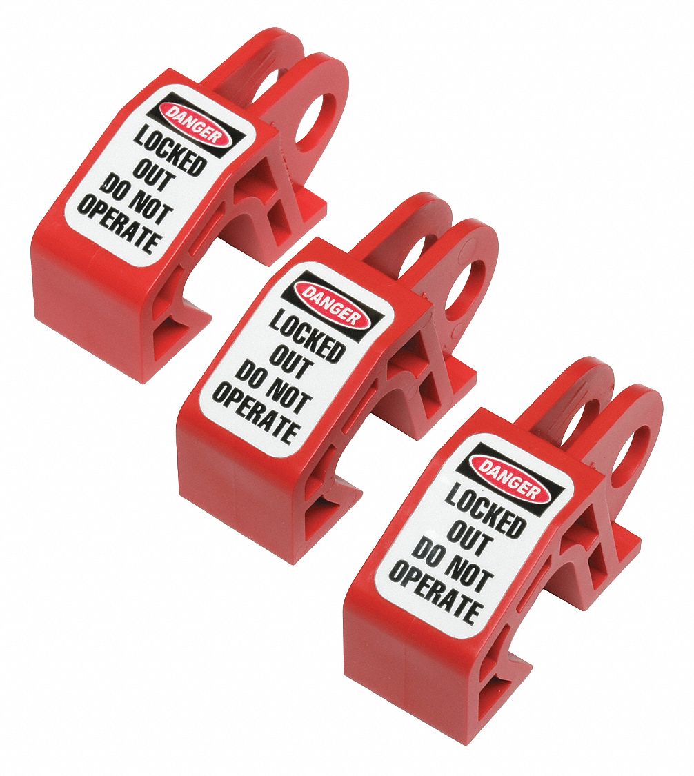 ABILITY ONE Circuit Breaker Lockout, 120/277, ClampOn Lockout Type, Polycarbonate 52ND775340