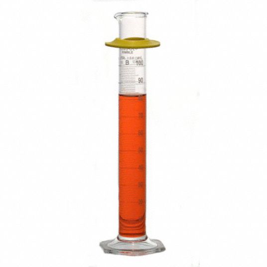 Kimble Graduated Cylinder 1 000 Ml Labware Capacity Metric 10 Ml Graduation Subdivisions 4 Pk 52nk59 022 1000 Grainger