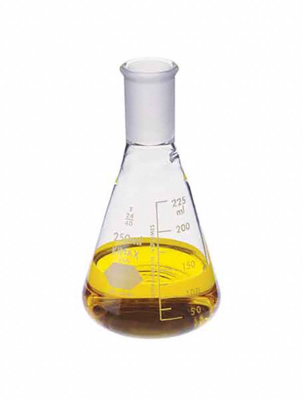 KIMBLE Erlenmeyer Flask 125 mL Labware Capacity Metric, Borosilicate