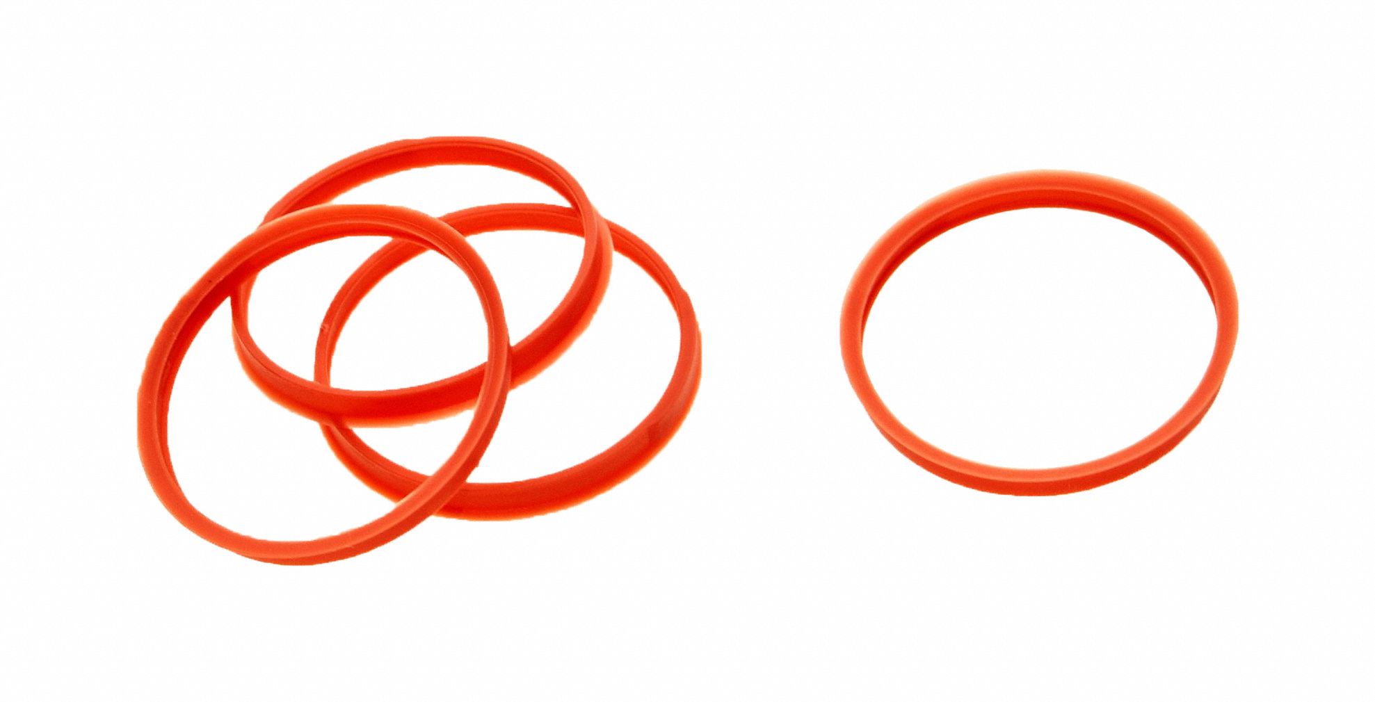 Pour Ring: ETFE, Red, Pour Ring, GL-45