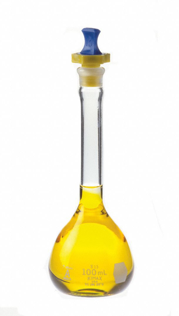 Volumetric Flask, 1 L, 339 mm H, PK6