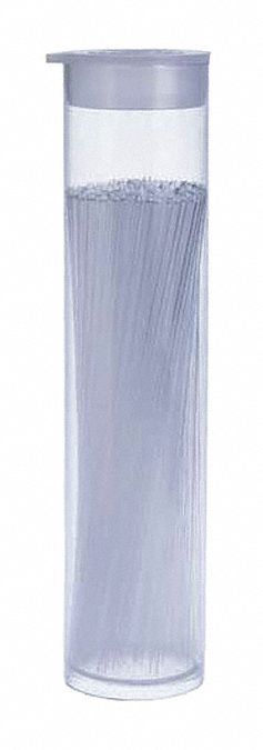 Melting Point Capillary Tube: 5.1 Borosilicate Glass, 1.8 mm Body Dia, 90 mm Overall Ht, Clear