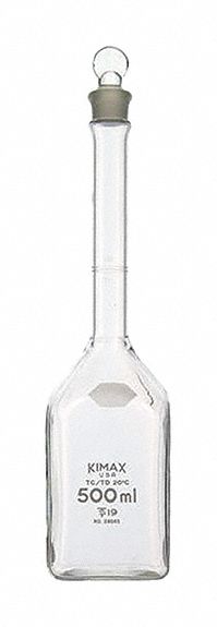 Volumetric Flask, 900 mL, 360 mm H