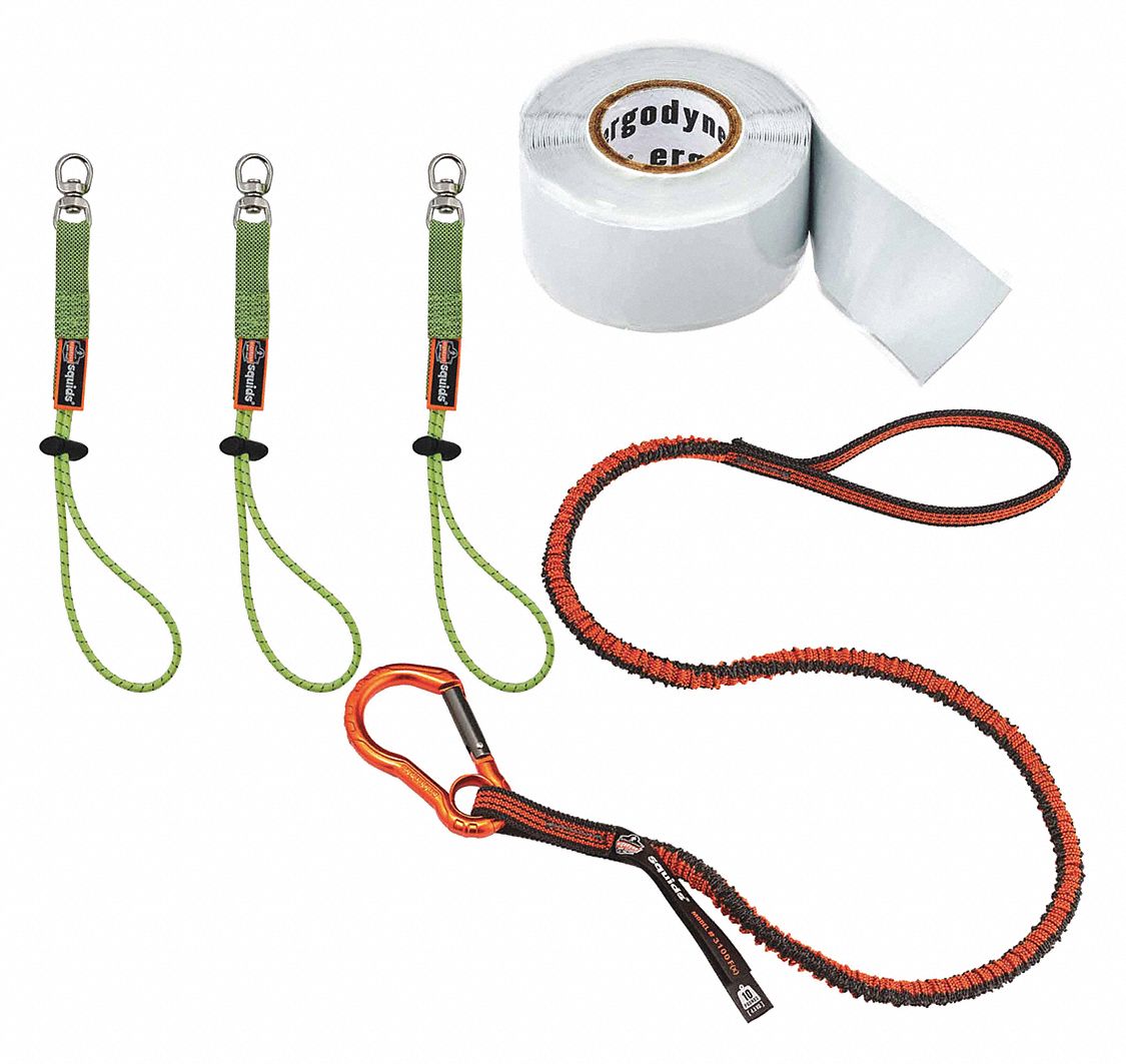 TOOL TETHERING KIT,ORANGE/LIME,38