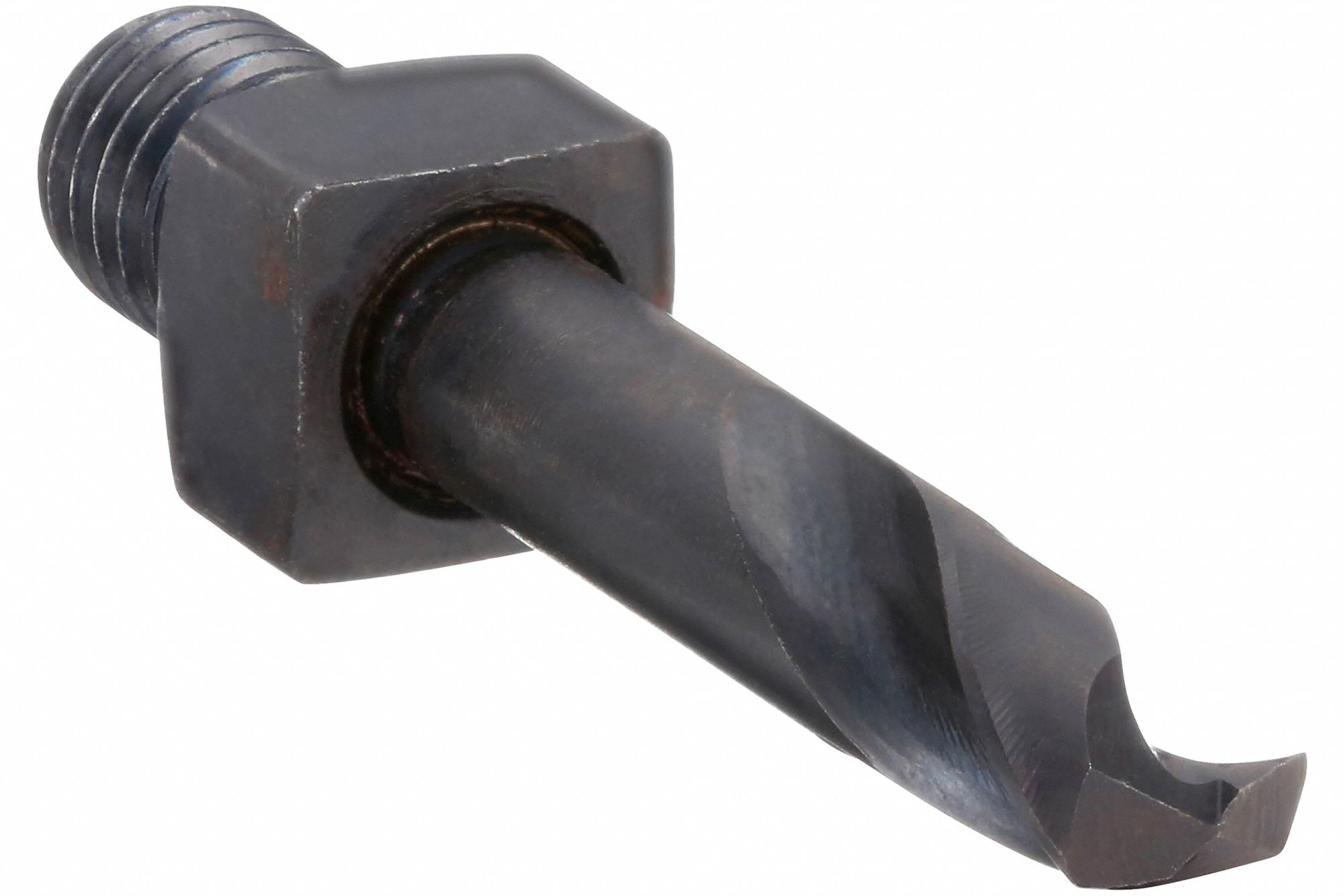 THREADED SHANK DRILL BIT, #30 DRILL BIT SIZE, 1⅛ IN FLUTE L, COBALT