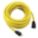 LOCKING EXTENSION CORD, 50 FT CORD, 10 AWG WIRE SIZE, 10/3, SJTW, NEMA 5-15P, YELLOW