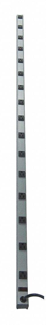 Outlet Strip Gray 70 in 16 Outlets