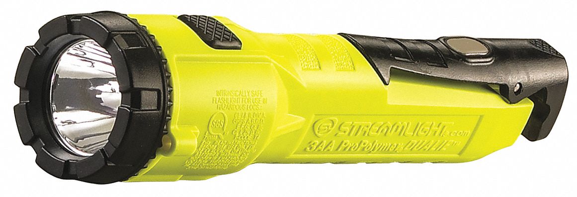 yellow flashlight
