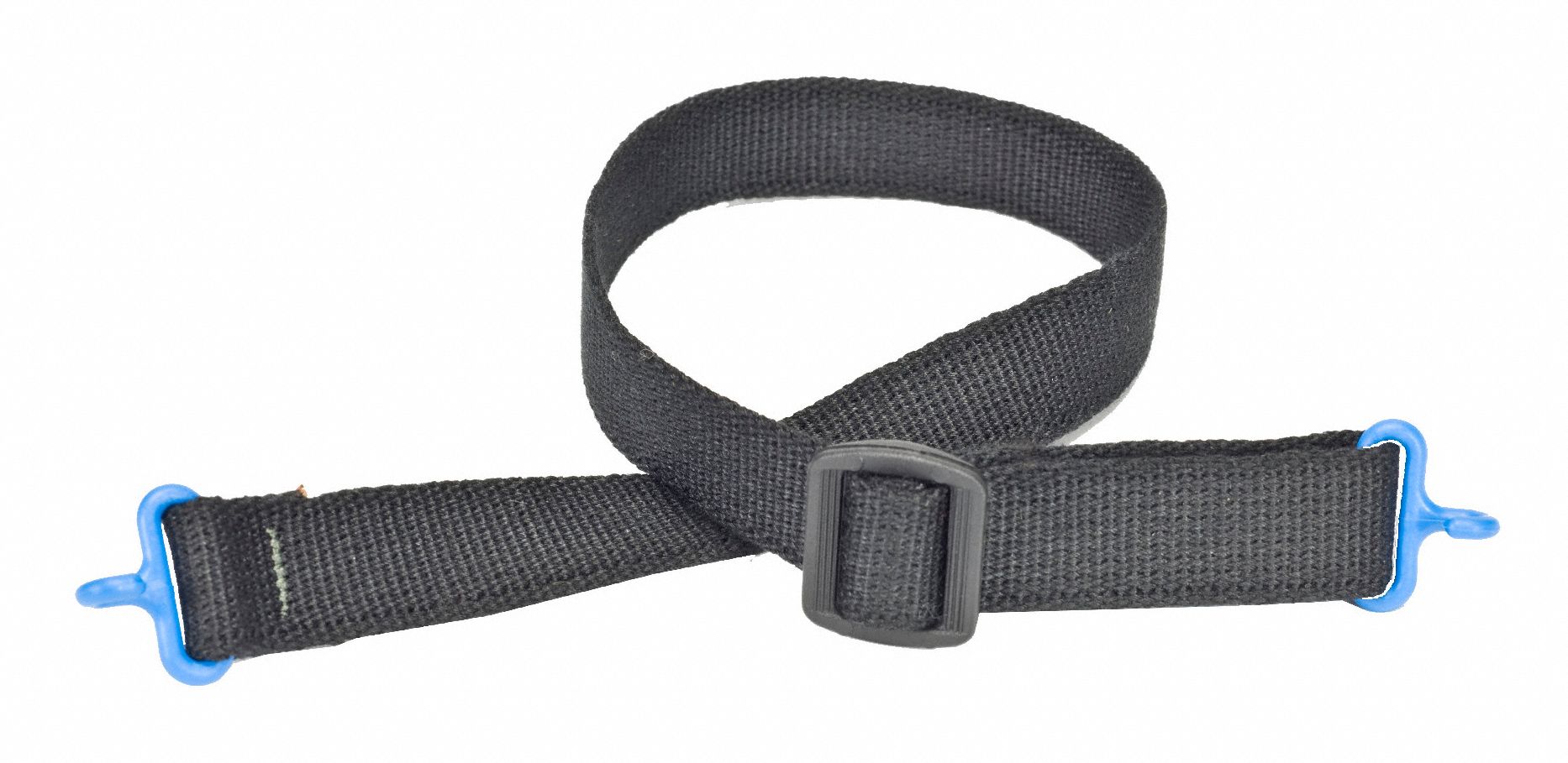 Chin Strap: MSA Hard Hats, 2 Attachment Points, Nomex, Black, 5 PK