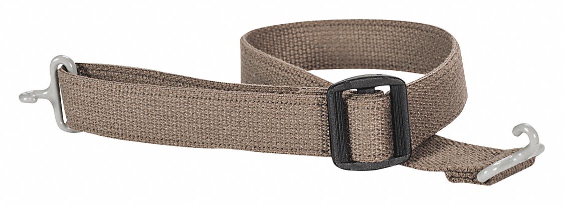 CHIN STRAP, 2-PT, 3/4 IN COTTON WEBBING, TAN