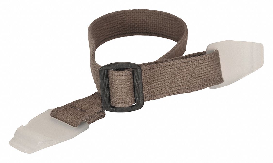 CHIN STRAP, 2-PT, 3/4 IN COTTON WEBBING, TAN