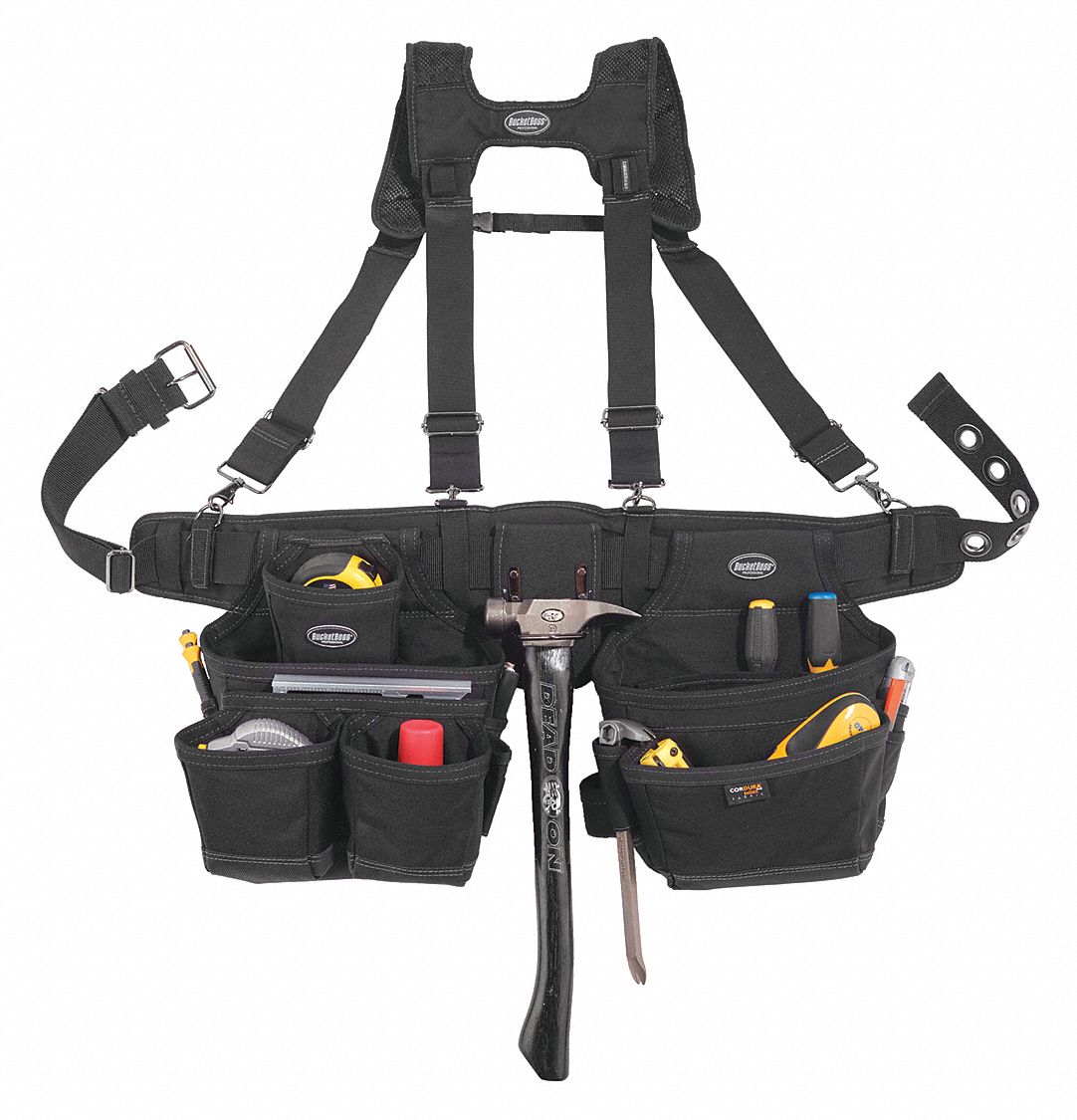 RIG,BLACK,21 PCKTS,15INHX34INW,POLYESTER