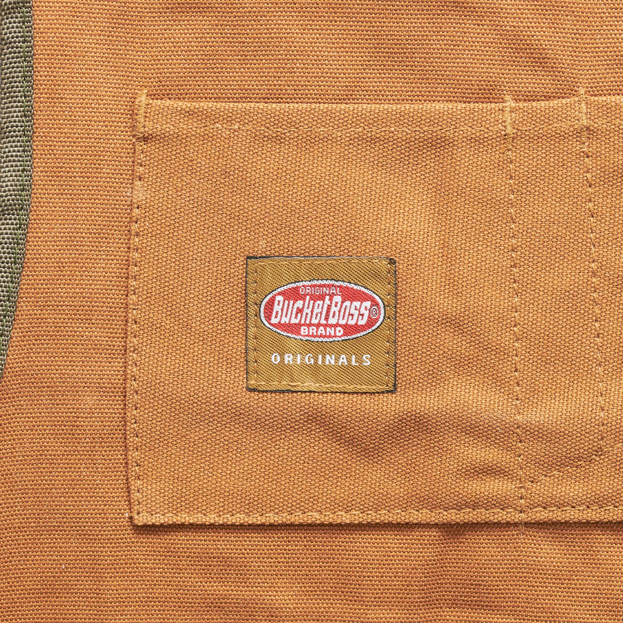BUCKET BOSS Tool Apron: Canvas, Carpentry, 16 Pockets, Padded, Up to 52 ...