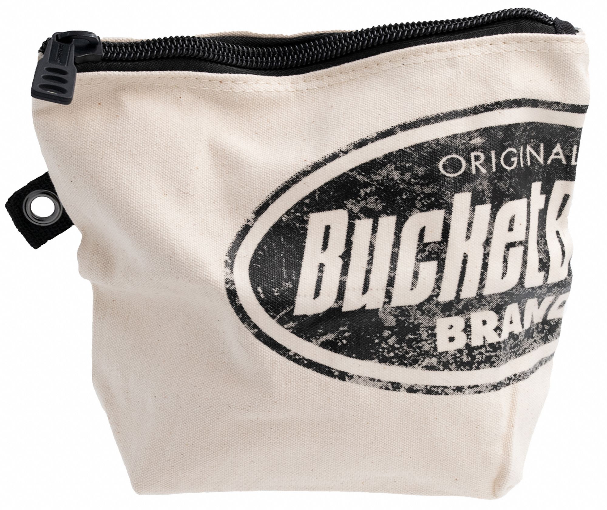 Tool Bag: 10 in W x 3 in D x 8 in H, White, Canvas, 1 Bags, Canvas