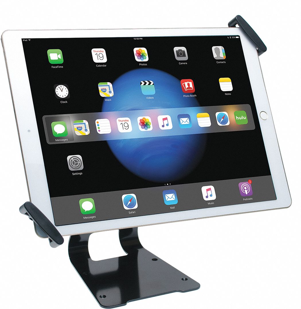 CTA DIGITAL Tablet Stand, Black, Metal, 45/8" W 52PF56PADATGSL