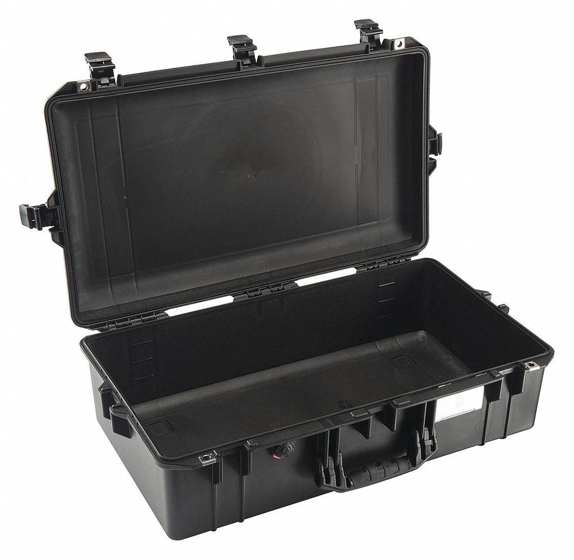 Protective Case: 14 in x 26 in x 8 3/8 in Inside, No Foam, Black, Stationary, 11 lb Wt