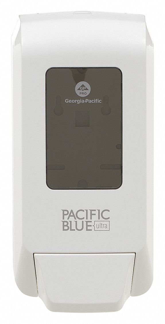 Soap/Sanitizer Dispenser: Manual, 1, 200 mL Refill Size, Foam, White, Matte