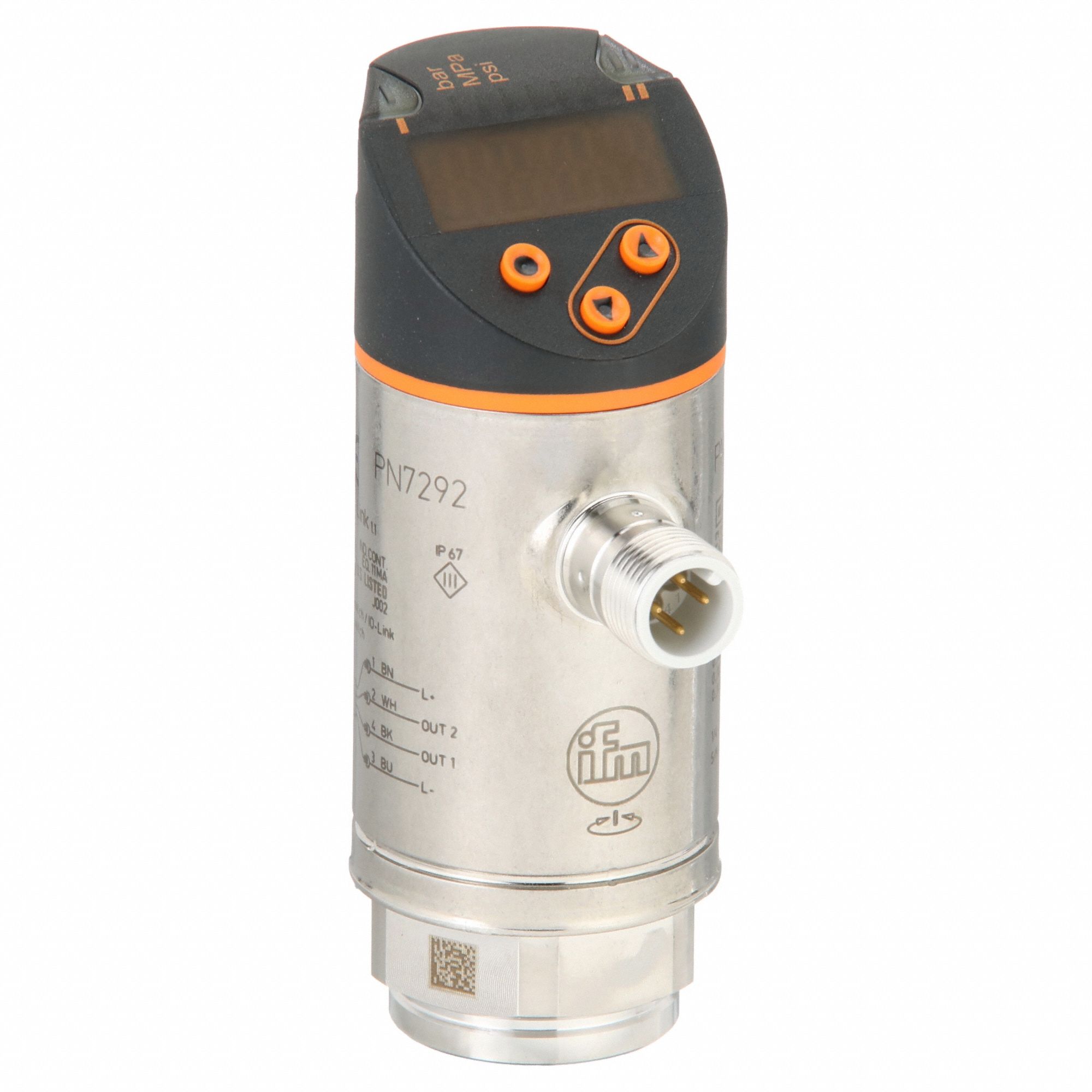 Digital Pressure Sensor: SPST, 0 psi – 1, 450 psi, PNP/NPN, Gas/Liquid