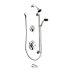 Bathtub Spout, Fixed Showerhead & Handheld Showerhead Faucet Combinations